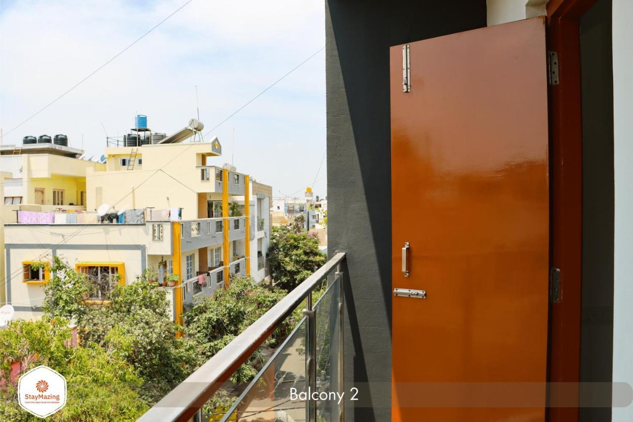 Staymazing-1,2 & 3 Bhk Ac Apartments In Hebbal-5Mins To Manyata-30Mins To Airport Bangalore Buitenkant foto
