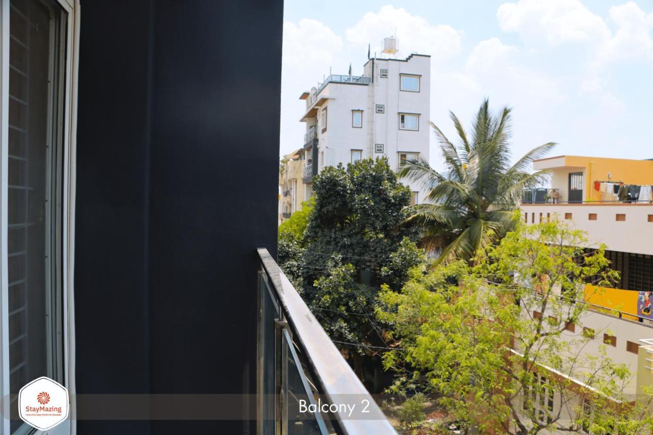 Staymazing-1,2 & 3 Bhk Ac Apartments In Hebbal-5Mins To Manyata-30Mins To Airport Bangalore Buitenkant foto