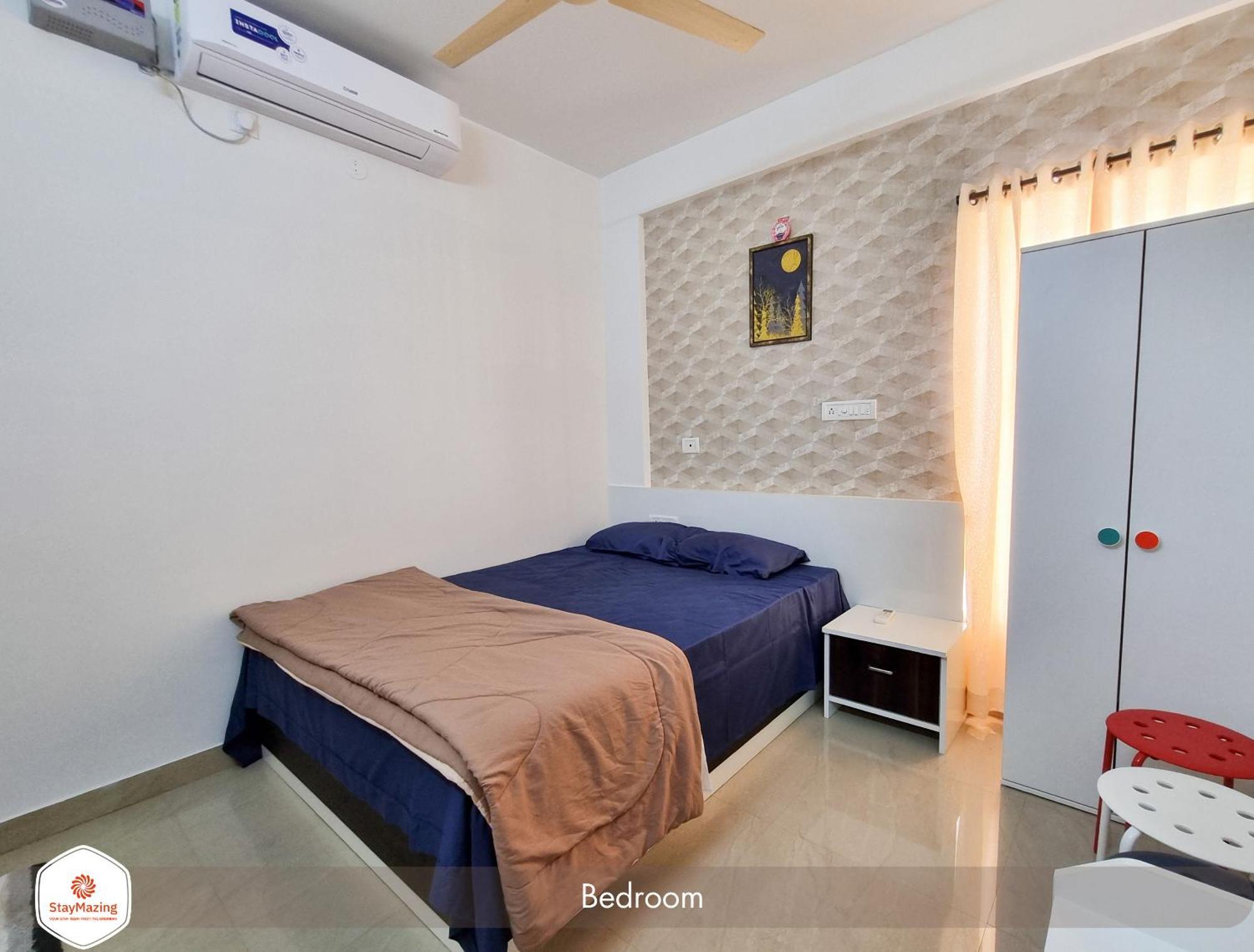 Staymazing-1,2 & 3 Bhk Ac Apartments In Hebbal-5Mins To Manyata-30Mins To Airport Bangalore Buitenkant foto